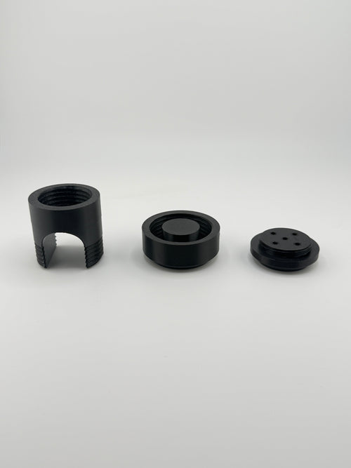 TrackMount XL – A Tracker Holder for 1" Canes – Fits AirTag, Tile Sticker & Moto Tag